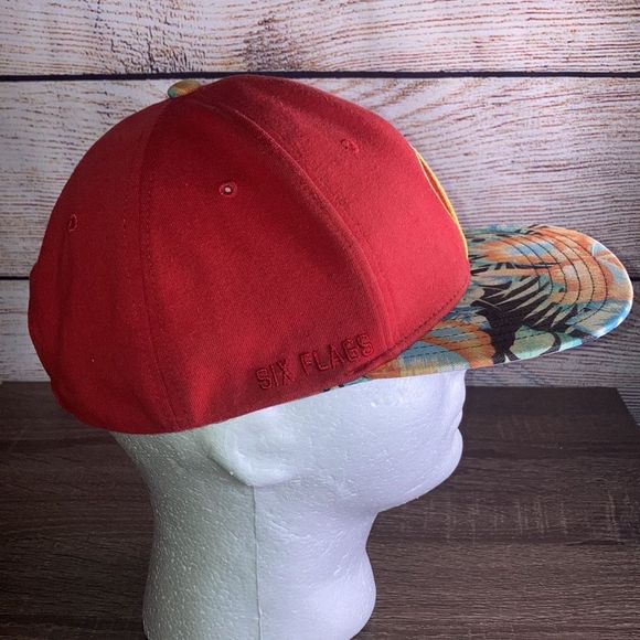 The Flash Six Flags over texas DC Comic Flat Brim ball cap snapback - Picture 4 of 11